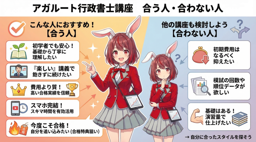 アガルート行政書士試験講座 図解