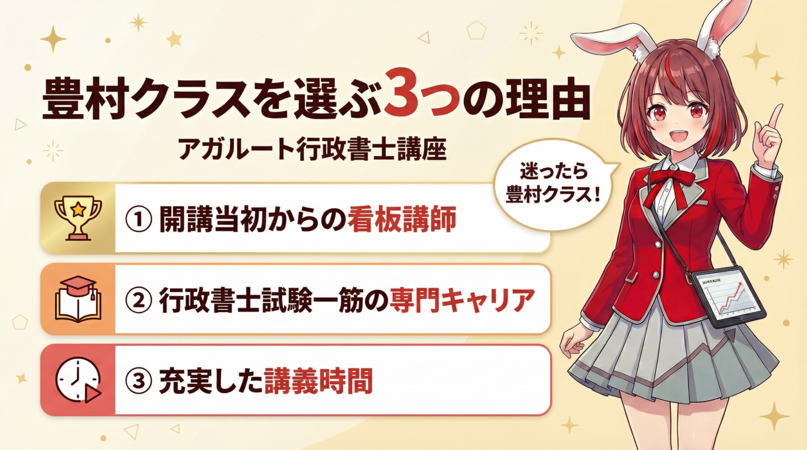 アガルート行政書士講座 講師 どっちを選ぶ? 図解