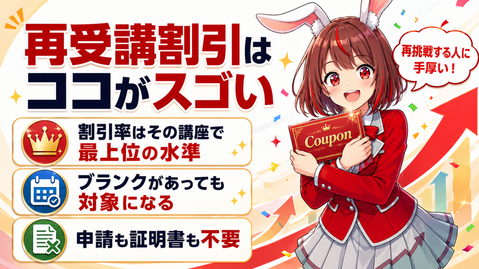 私が再受講割引を絶賛する理由