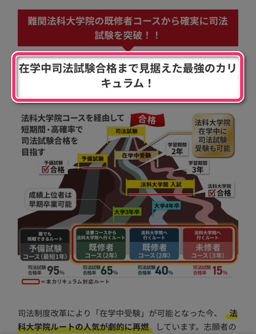 アガルート司法試験・予備試験講座 「在学中司法試験合格まで見据えた」