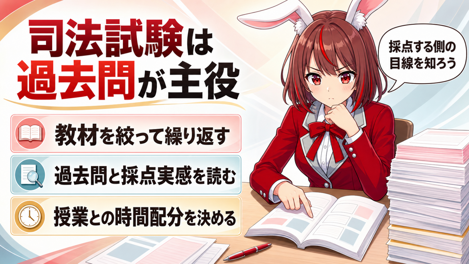 司法試験一発合格の勉強法