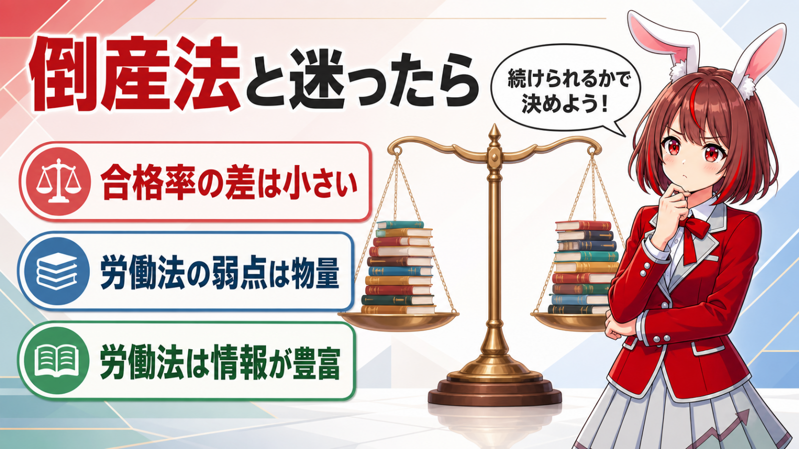 倒産法のほうが有利ではないか