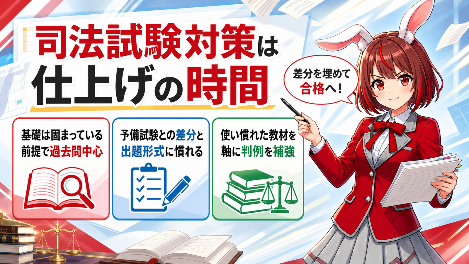 司法試験対策のスケジュール