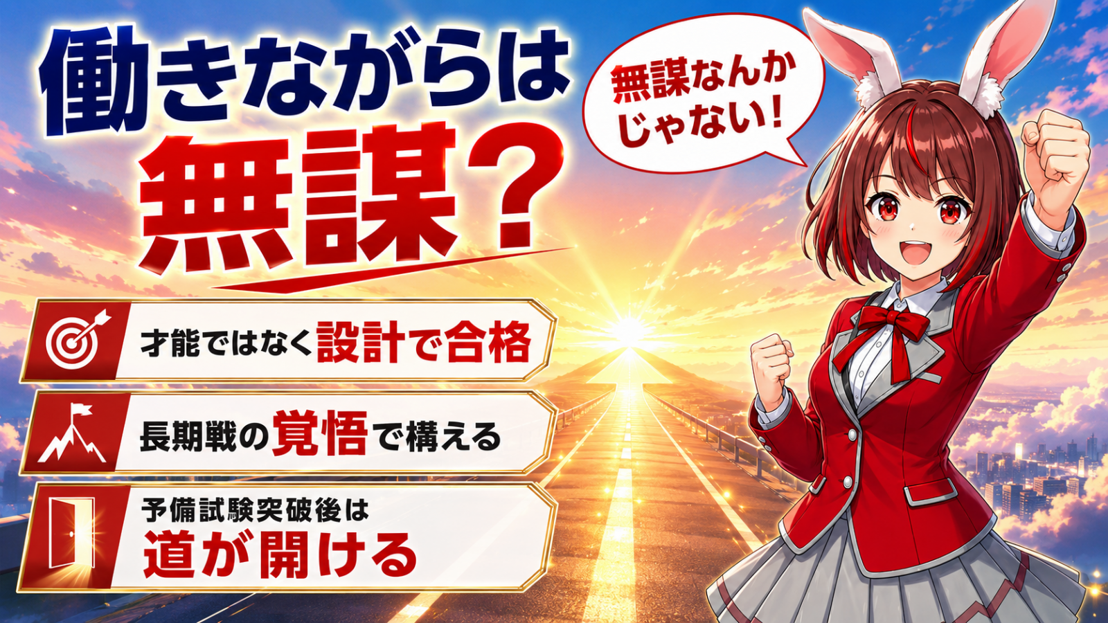 働きながらでは無謀という疑問への回答