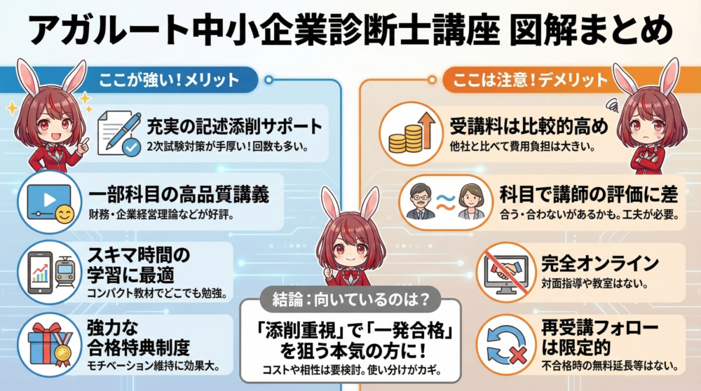 アガルート中小企業診断士試験講座 図解まとめ