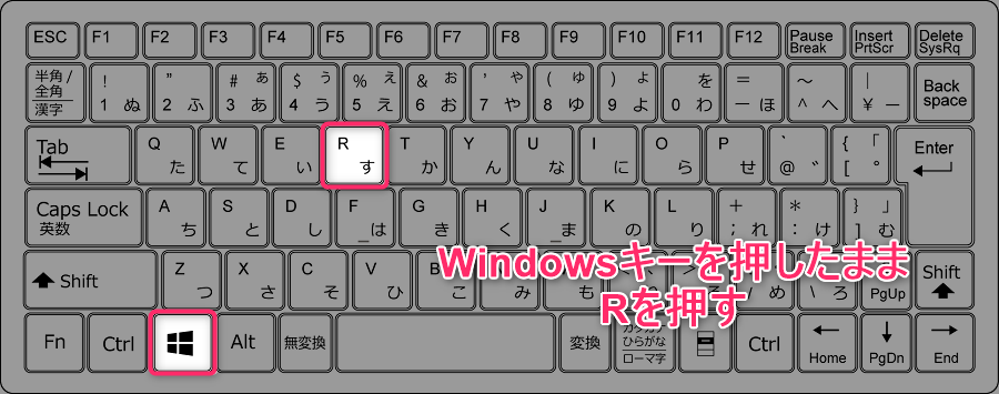 Windows+R