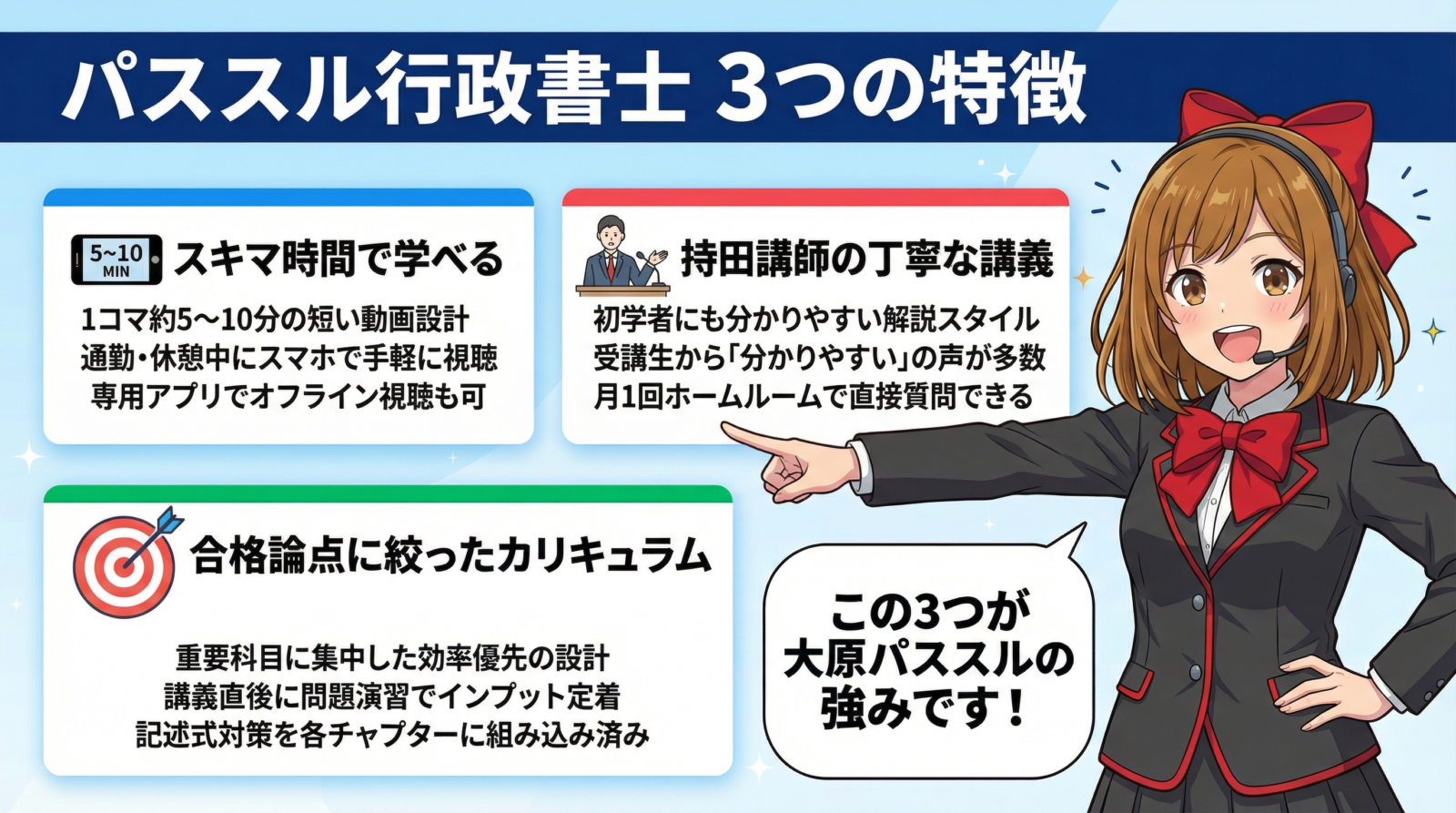 資格の大原 パススル行政書士 図解