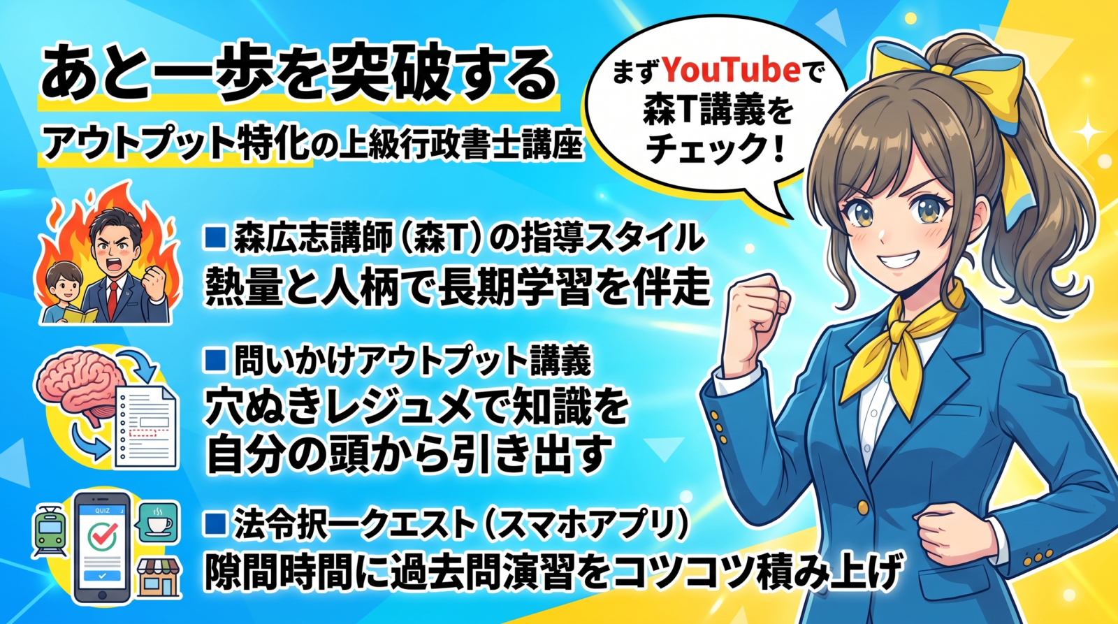 アガルート行政書士講座 上級合格講座 図解