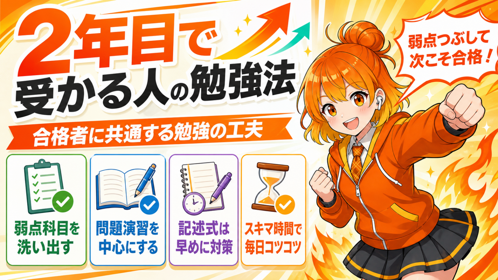 スタディング行政書士 2年目で合格した人の学習方法