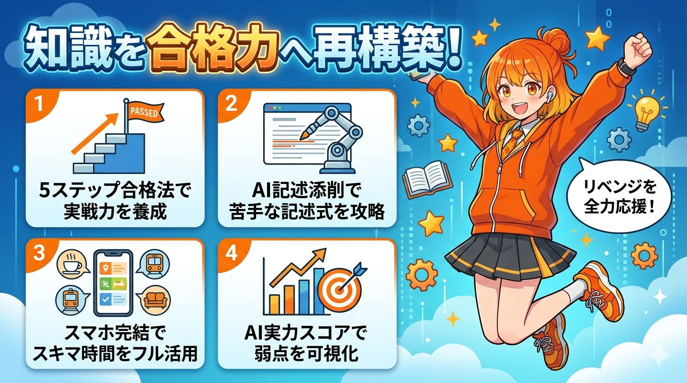 スタディング行政書士講座 中上級合格コース 図解