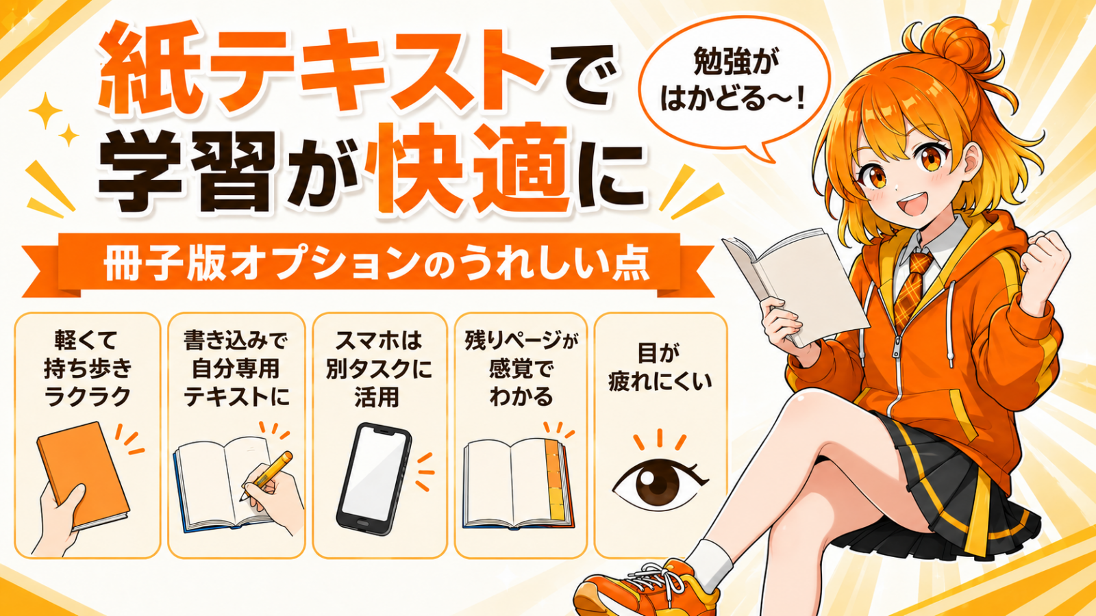 冊子版オプションのメリット